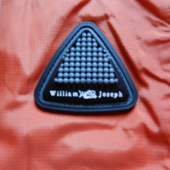 William Joseph Rain Jacket Adult Medium Orange Black Waterproof Fishing Shell - Picture 11 of 11